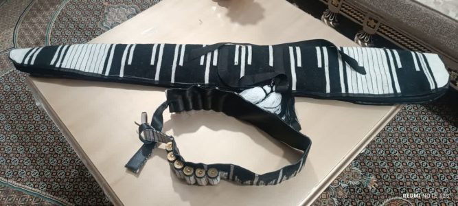 جا تفنگی (کاور) با نقش چوقا