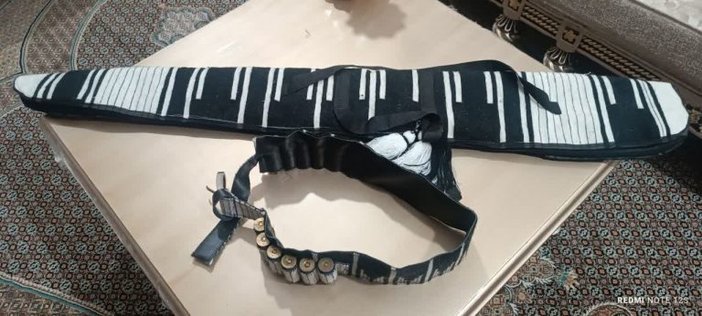 جا تفنگی (کاور) با نقش چوقا